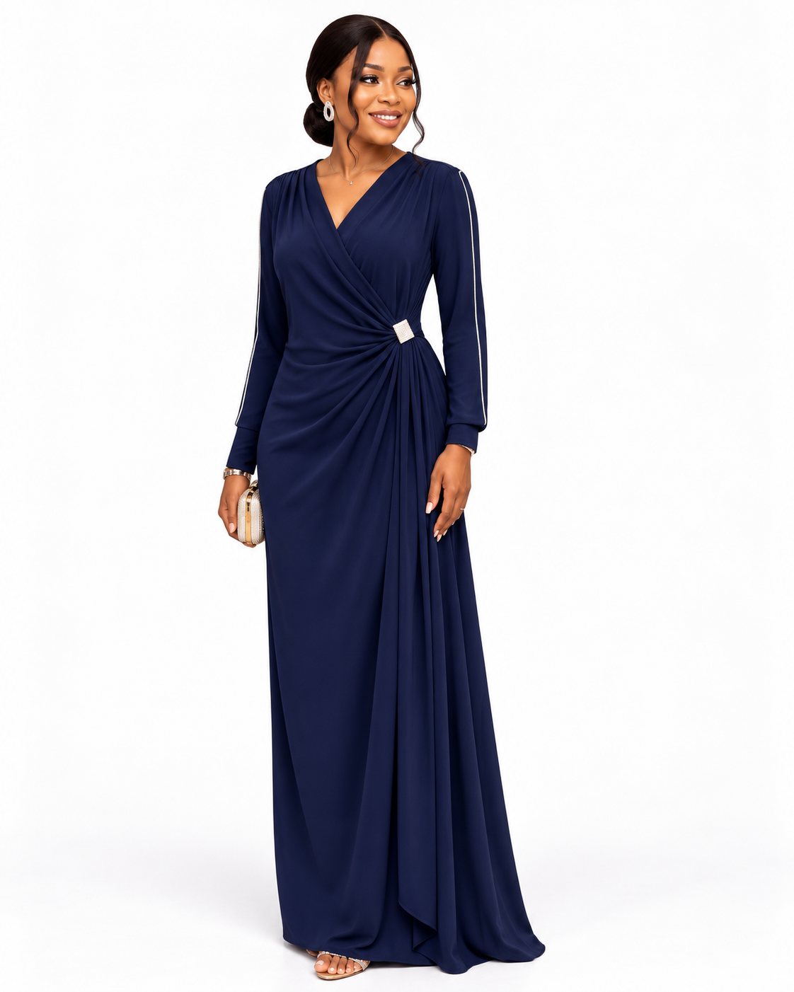 R&M RICHARD's Navy Blue Dress