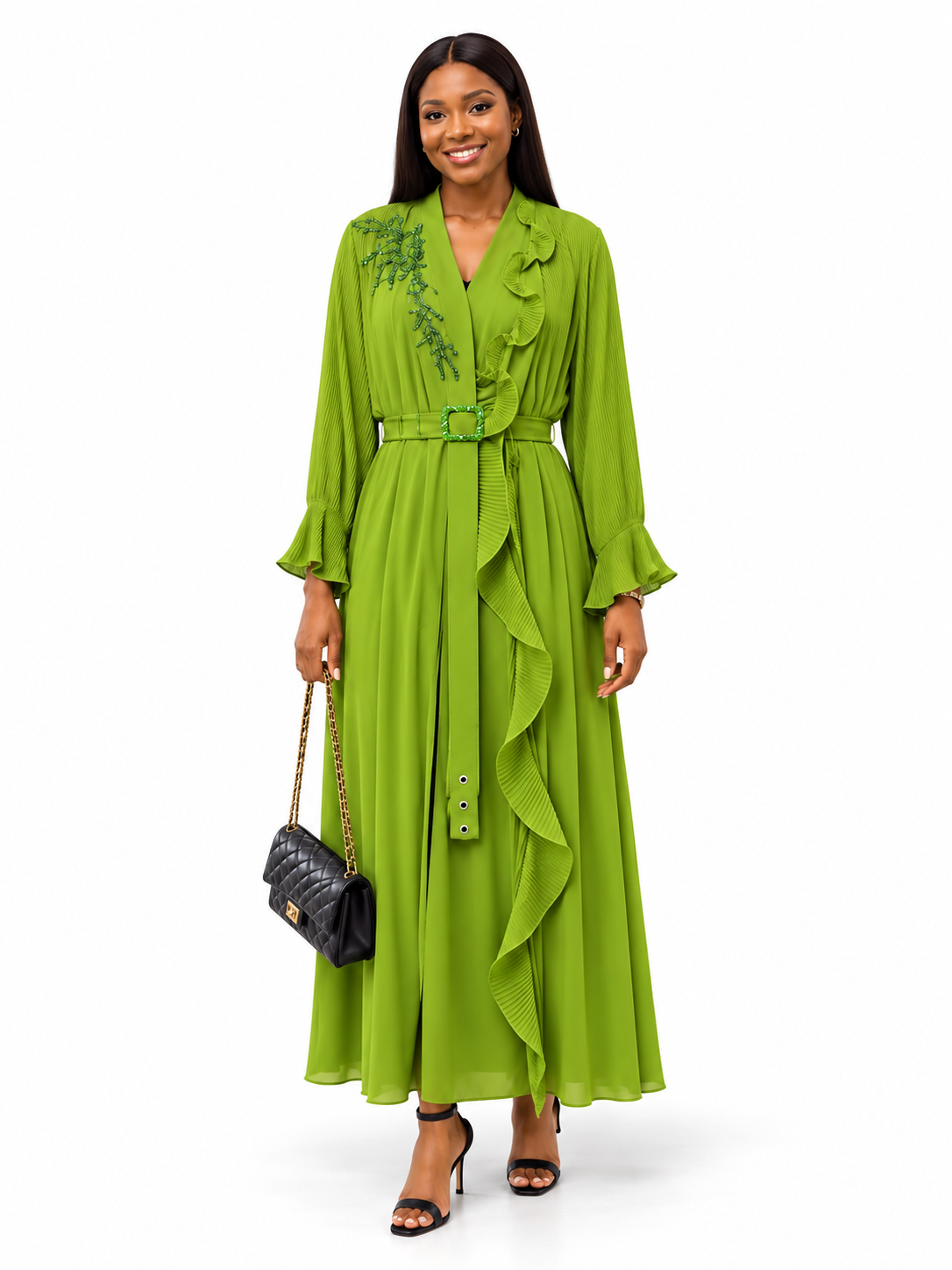 FORSEE's Green Maxi Dress