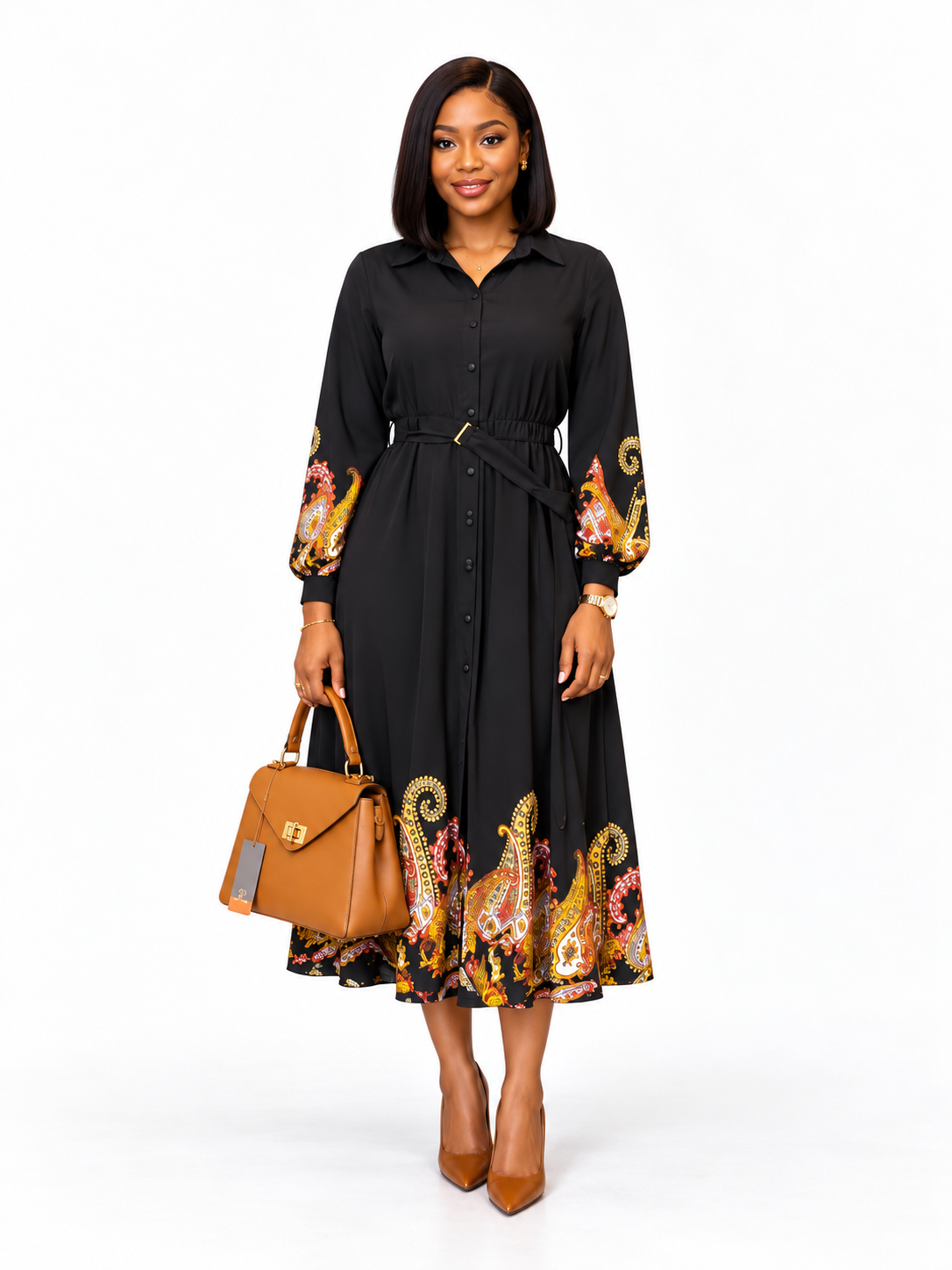 Masion Tara's Black Shirt Dress