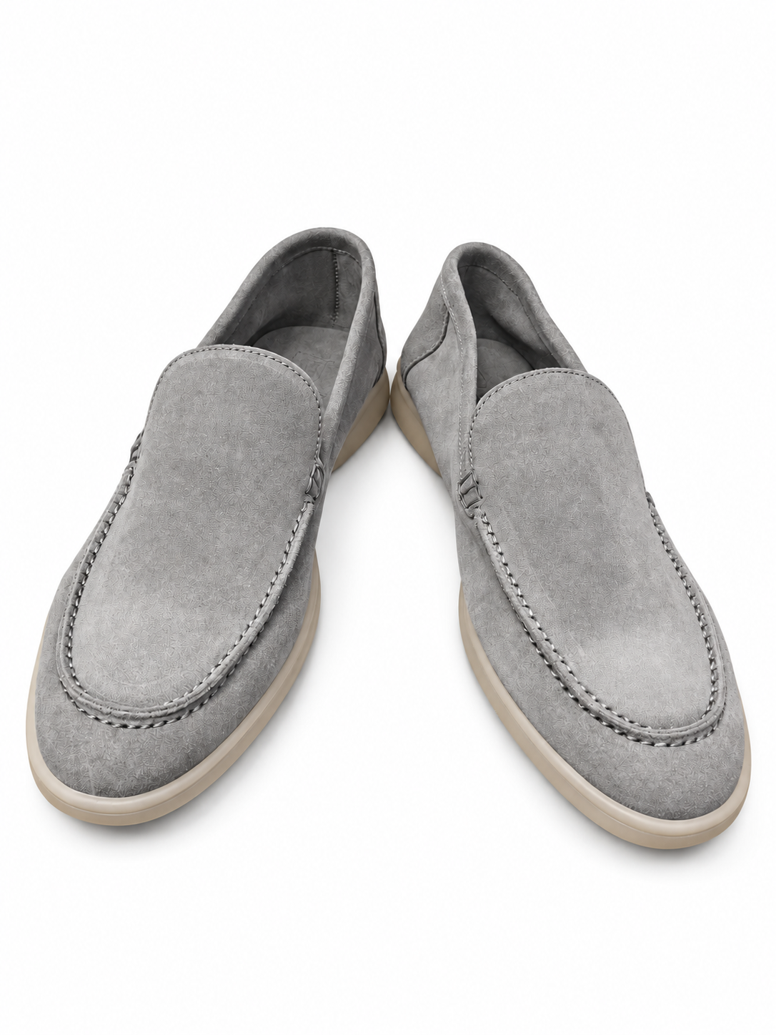 REFREDINADO's Grey Suede Loafers