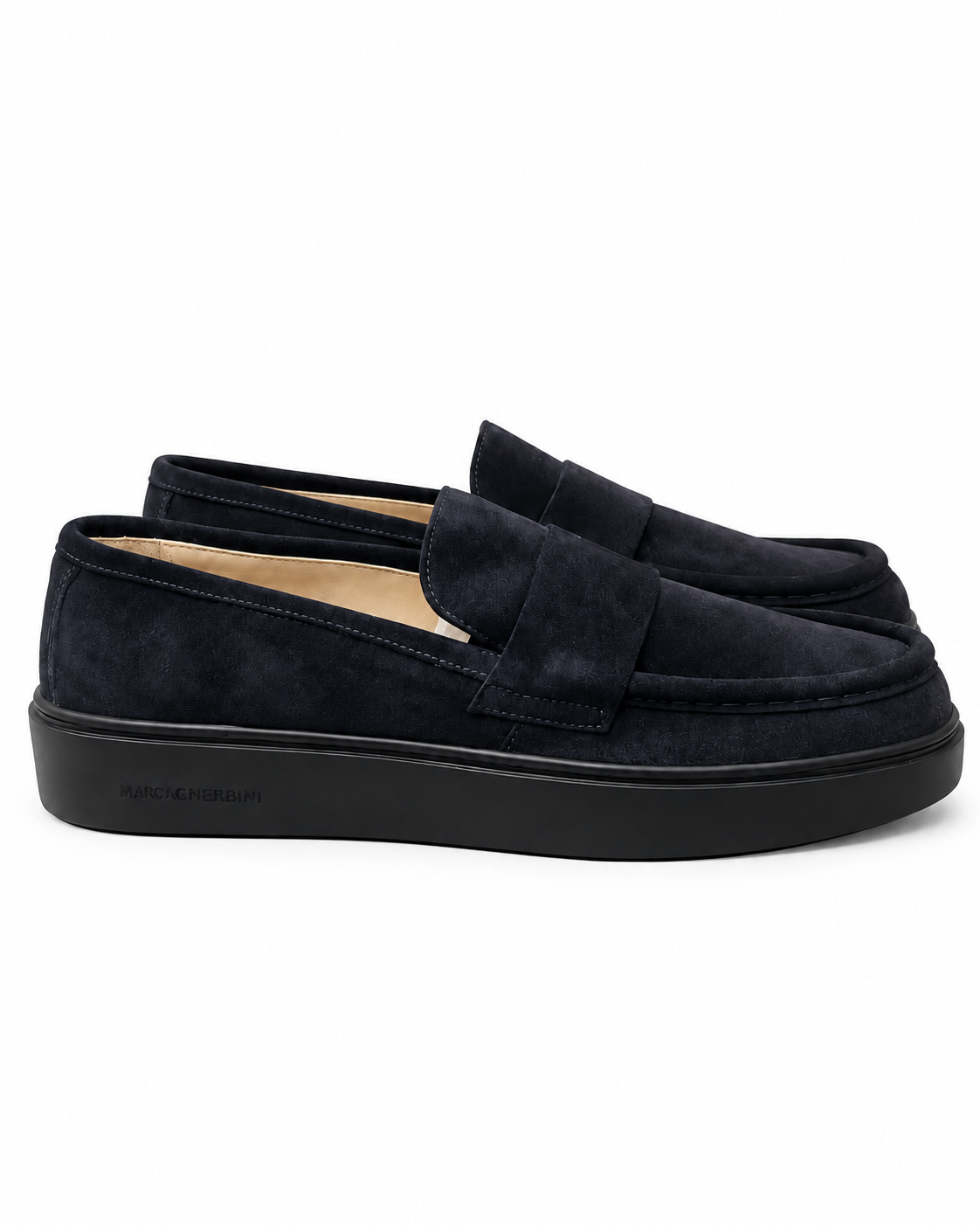 BOTTICELLI's Black Suede Loafers