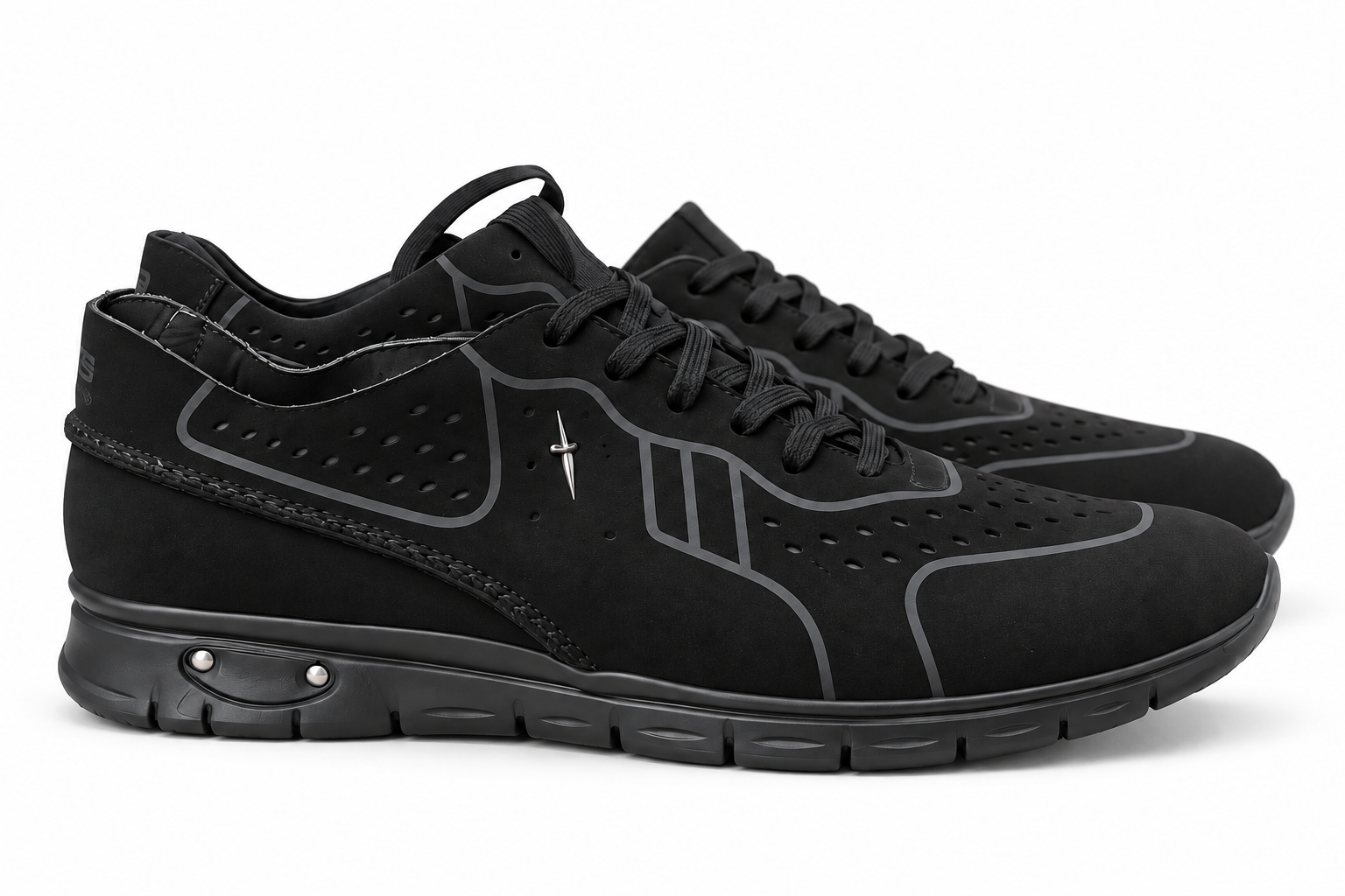 PACIOTTI's Black Suede Sneakers