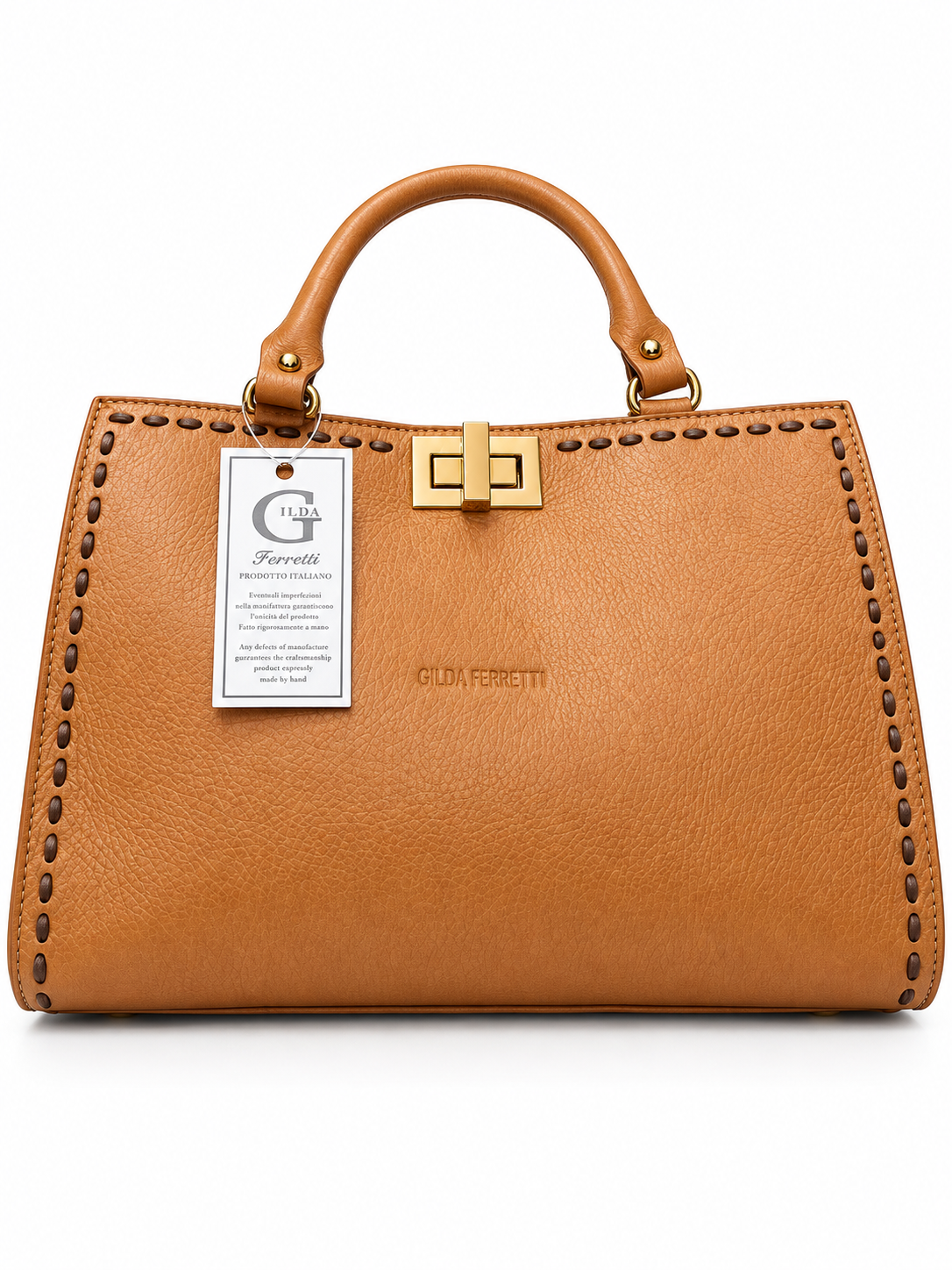 FERRETTI's Brown Leather Bag