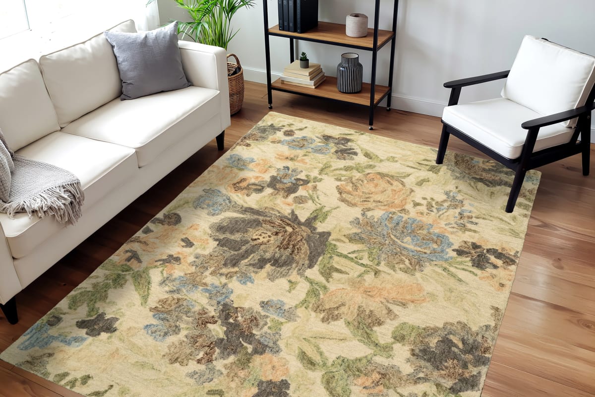 Daisy - Ivory Multi 9080-199 - Dynamic Rugs - Daisy - Ivory Multi 9080-199