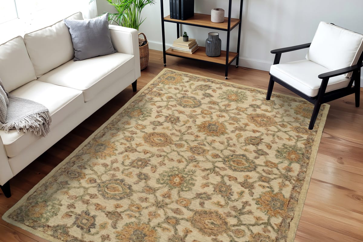 Daisy - Ivory Multi 9084-199 - Dynamic Rugs - Daisy - Ivory Multi 9084-199