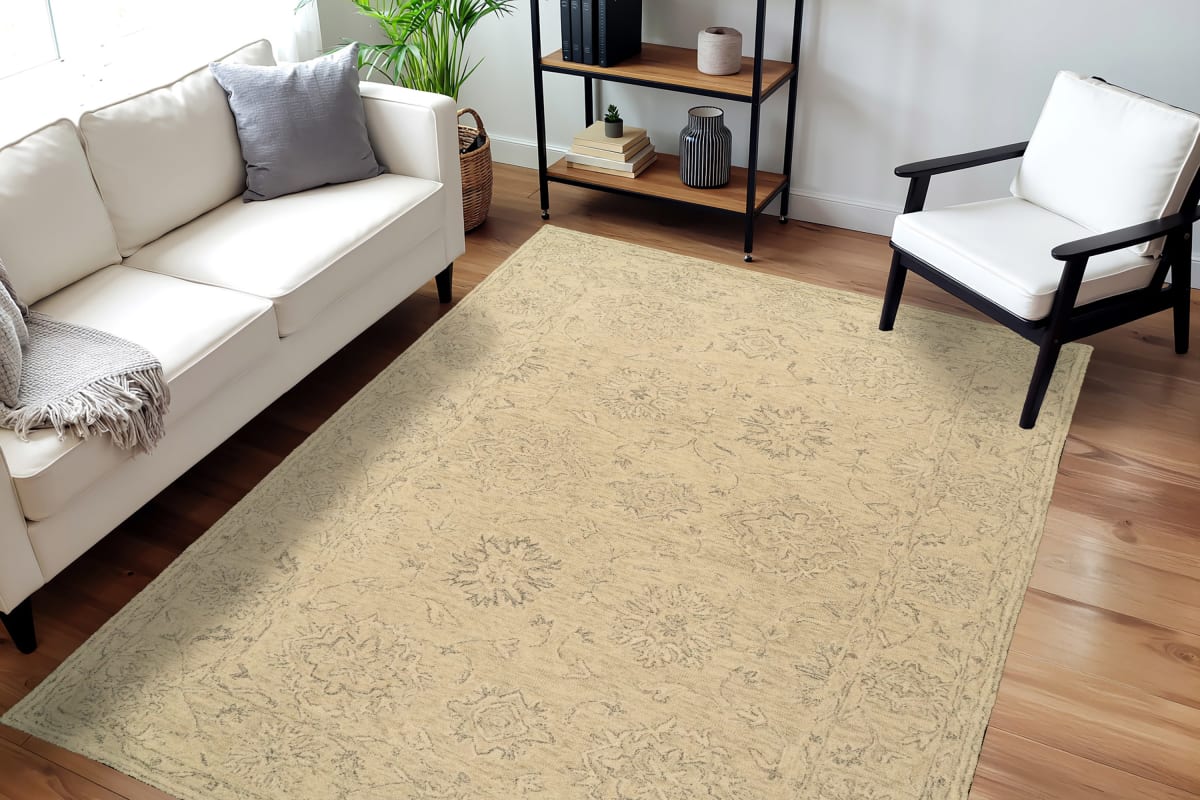 Daisy - Ivory 9088-100 - Dynamic Rugs - Daisy - Ivory 9088-100