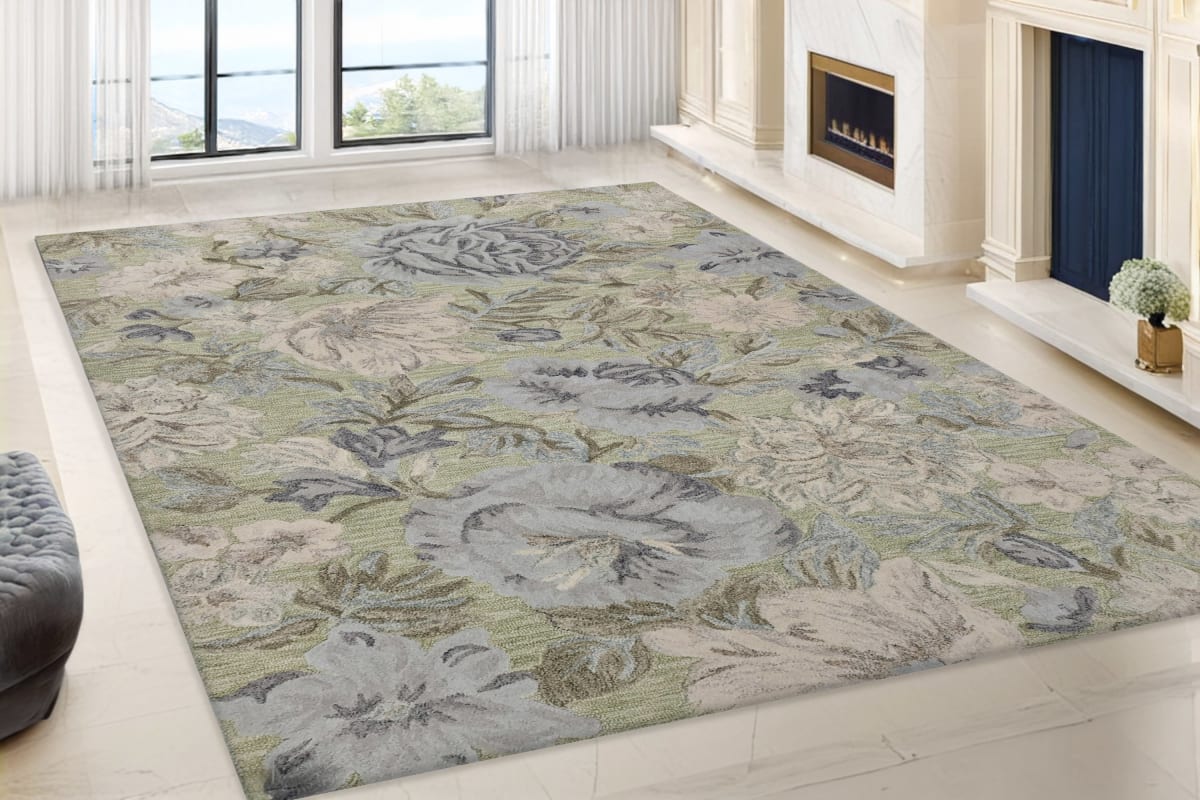 Daisy - Light Green Multi 9091-499 - Dynamic Rugs - Daisy - Light Green Multi 9091-499