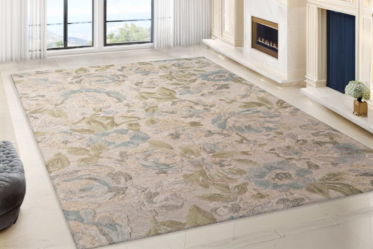 Daisy - Sage Multi 9092-499 - Dynamic Rugs - Daisy - Sage Multi 9092-499