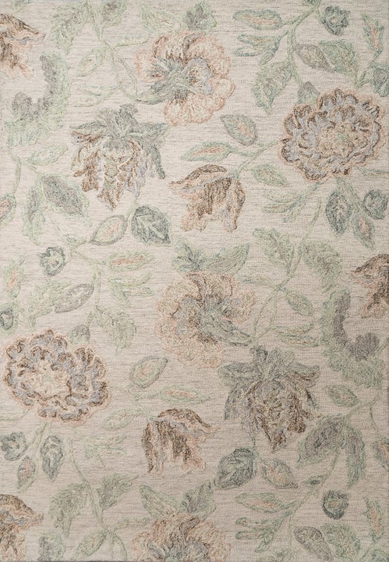 Daisy - Beige Sage Rust 9095-846 swatch