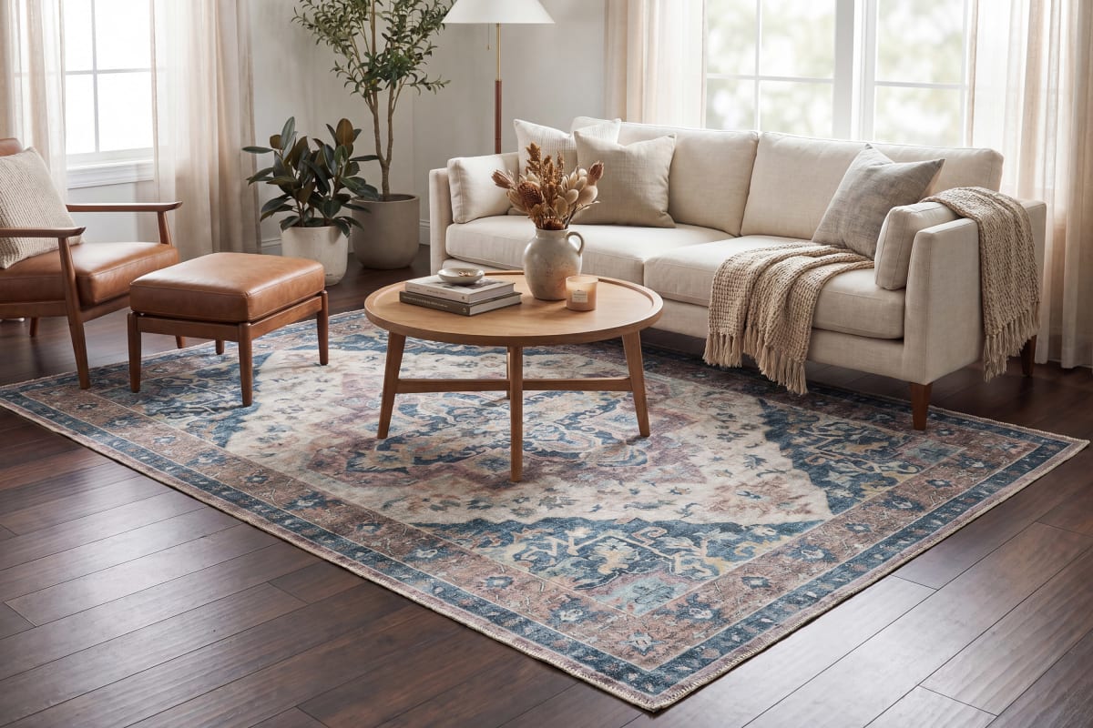 Elise - Wine Navy Tan 6306-305 - Dynamic Rugs - Elise - Wine Navy Tan 6306-305