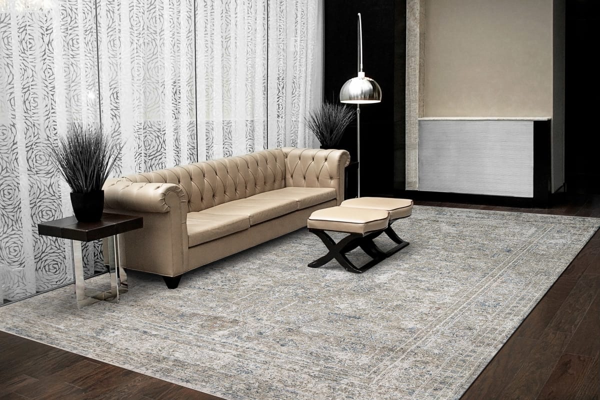 Flare - Beige Ivory Blue 14741-815 - Dynamic Rugs - Flare - Beige Ivory Blue 14741-815