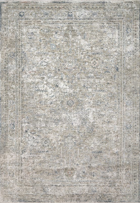 Flare - Beige Ivory Blue 14741-815 swatch