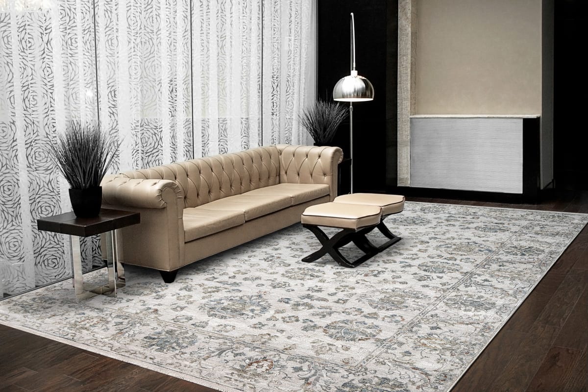 Flare - Beige Blue 14742-850 - Dynamic Rugs - Flare - Beige Blue 14742-850