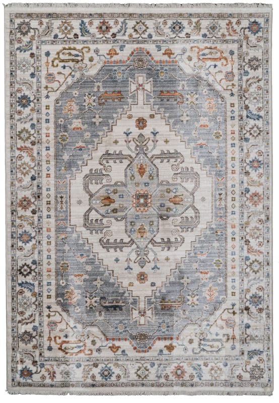 JN10146884199 - Dynamic Rugs - Juno - Ivory Grey 6884-199 - 9' x 12'6"