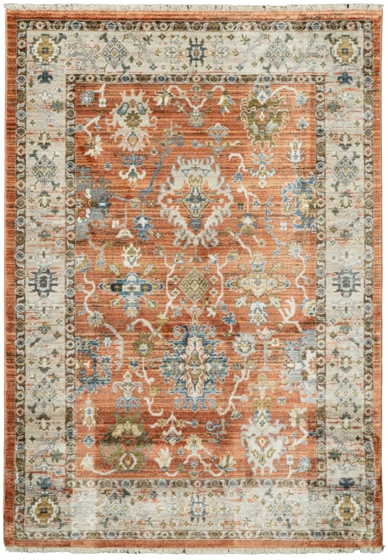 JN10146885619 - Dynamic Rugs - Juno - Rust Ivory Multi 6885-619 - 9' x 12'6"