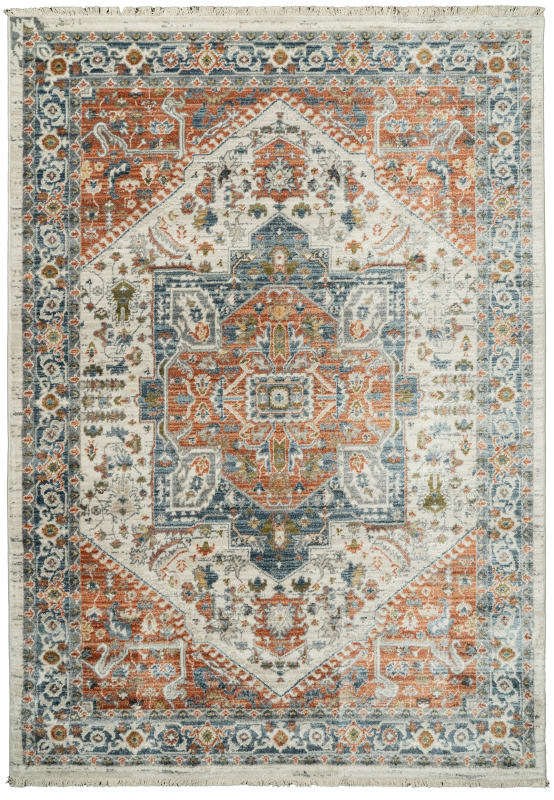 JN10146887899 - Dynamic Rugs - Juno - Beige Multi 6887-899 - 9' x 12'6"