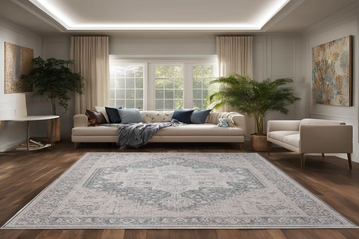 Lara - Ivory Grey 14628-190 - Dynamic Rugs - Lara - Ivory Grey 14628-190