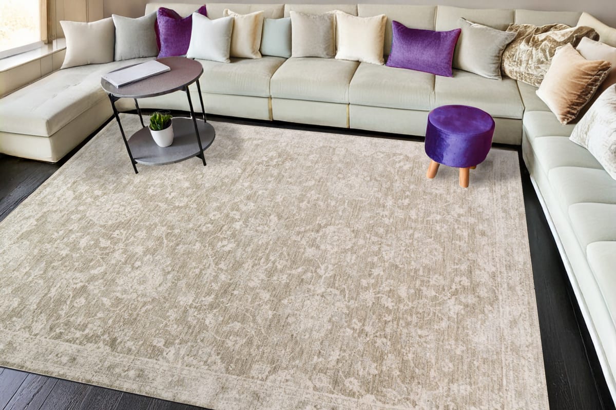 Milano - Light Grey Beige Ivory 12502-981 - Dynamic Rugs - Milano - Light Grey Beige Ivory 12502-981