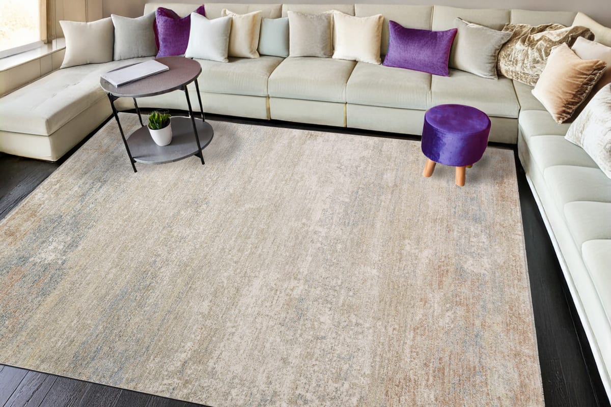 Milano - Light Grey Grey Beige 12503-998 - Dynamic Rugs - Milano - Light Grey Grey Beige 12503-998