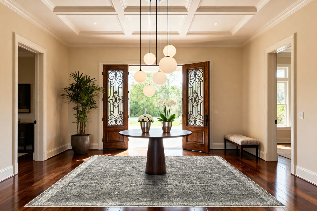 Olivia - Anthracite Ivory 12734-991 - Dynamic Rugs - Olivia - Anthracite Ivory 12734-991