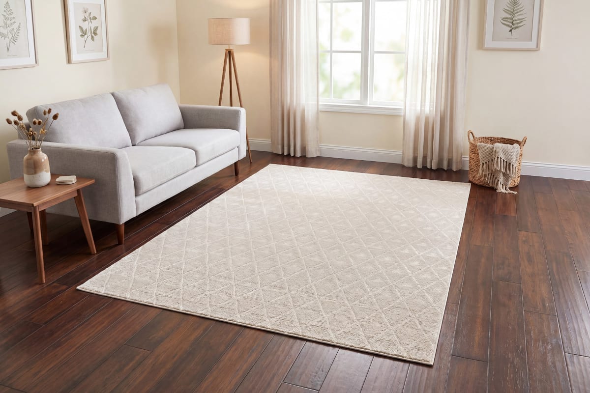 Penta - Cream 6322-100 - Dynamic Rugs - Penta - Cream 6322-100