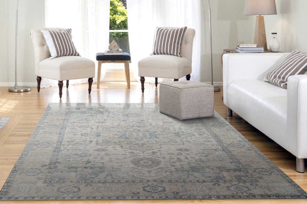 Stefano - Beige Navy 15701-850 - Dynamic Rugs - Stefano - Beige Navy 15701-850