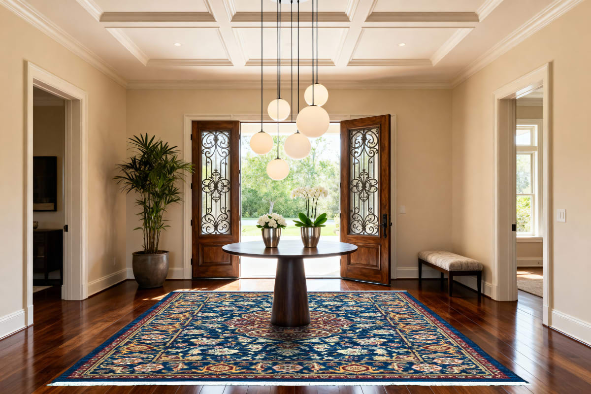 Wade - Navy Red Multi 18607-539 - Dynamic Rugs - Wade - Navy Red Multi 18607-539