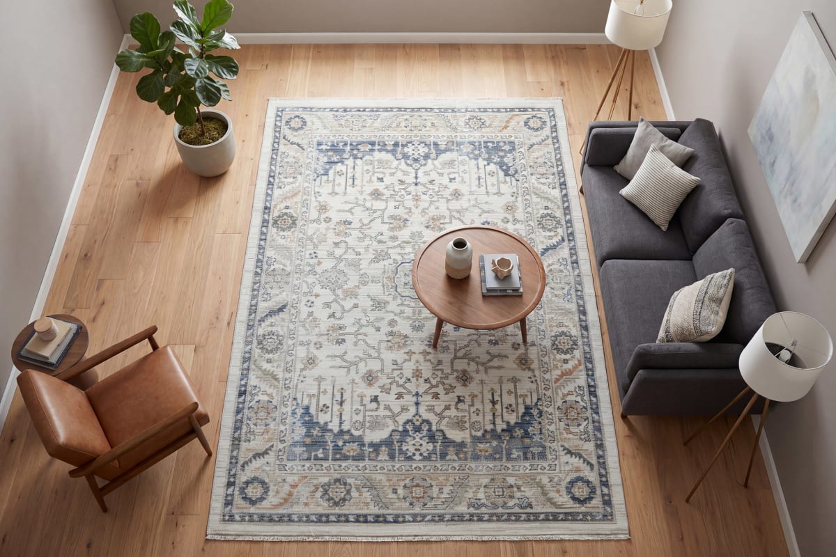 Authentic - Ivory Navy 18782-150 - Dynamic Rugs - Authentic - Ivory Navy 18782-150
