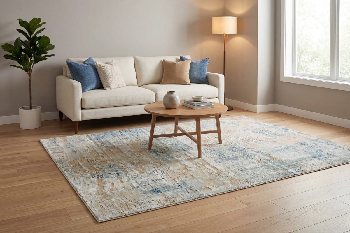 Eden - Cream Beige Blue 10941-185 - Dynamic Rugs - Eden - Cream Beige Blue 10941-185