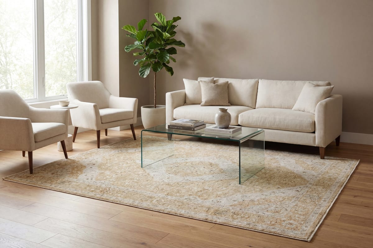 Hudson - Gold Cream 1479-710 - Dynamic Rugs - Hudson - Gold Cream 1479-710