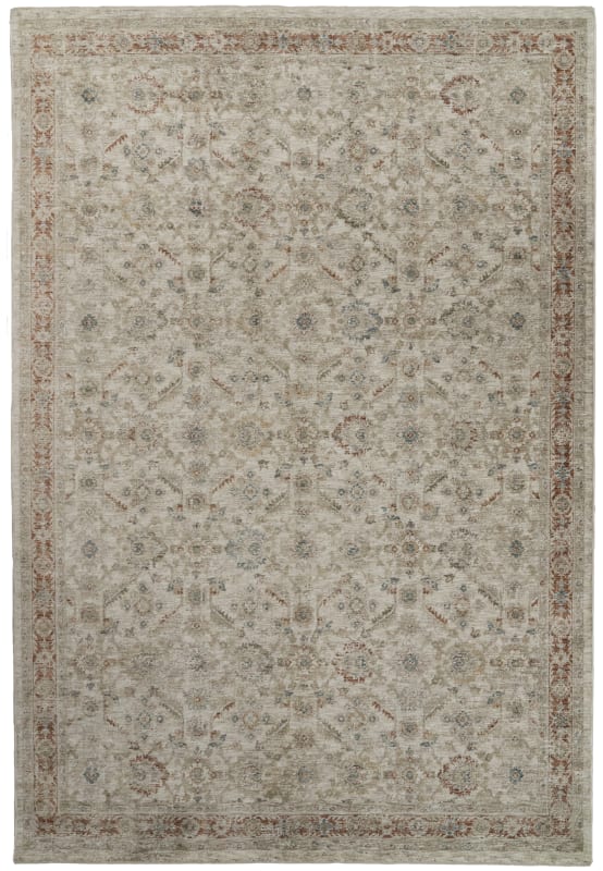 Luminous - Cream Beige Red 17601-183 - Dynamic Rugs - Luminous - Cream Beige Red 17601-183