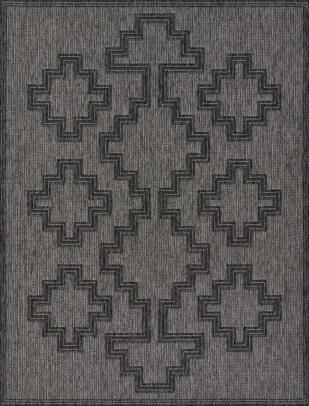 HAMPOHAM-9CHR2776 - Momeni - Hampton - Charcoal HAM-9 - 2'7" X 7'6" Runner