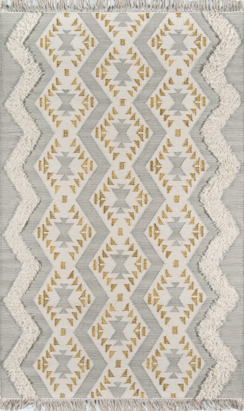 INDIOIND-1GRY2030 - Novogratz - Indio - Beverly - Grey IND-1 - 2' X 3'