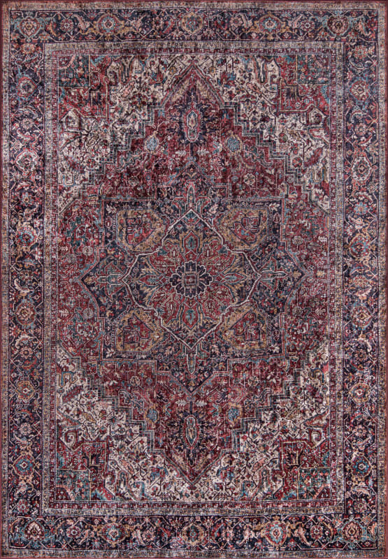 KARACKAR-4BUR3656 - Momeni - Karachi - Burgundy KAR-4 - 3'6" X 5'6"