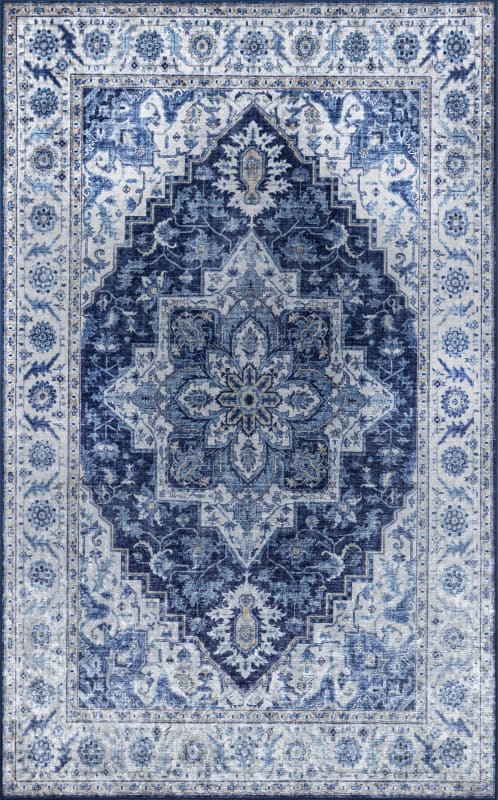 KARACKAR-8BLU2030 - Momeni - Karachi - Blue KAR-8 - 2' X 3'