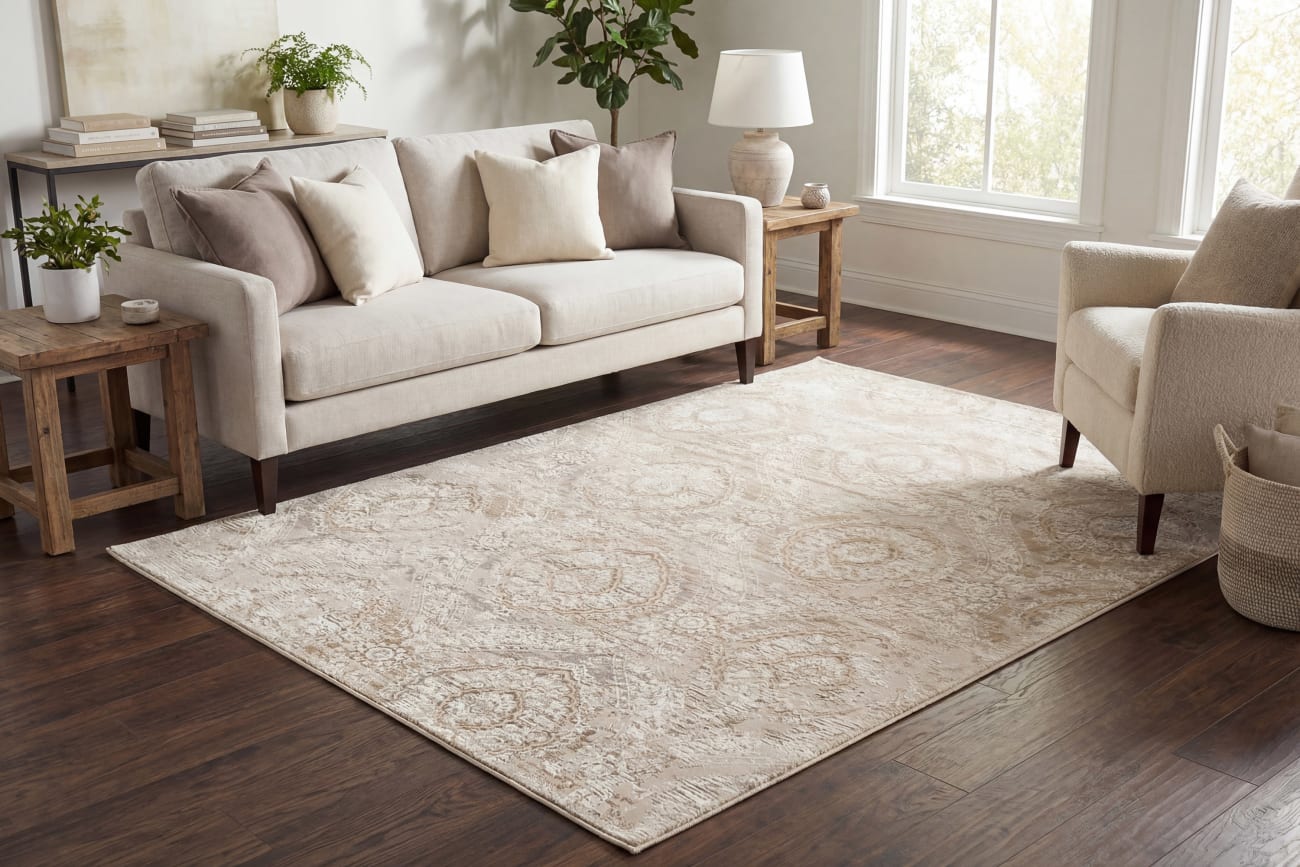 Atlas - Beige 2573-800 - Dynamic Rugs - Atlas - Beige 2573-800