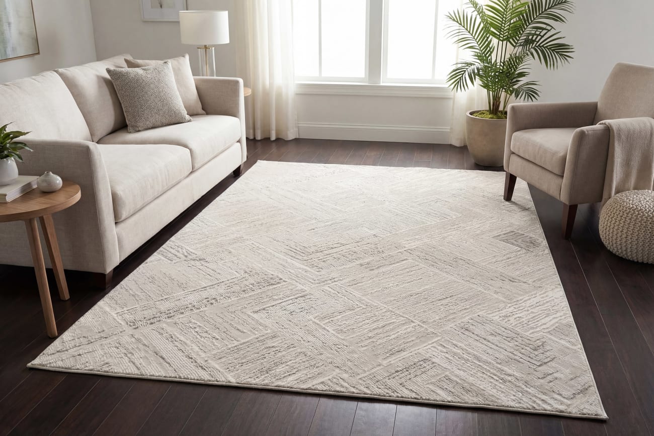 Atlas - Grey Ivory 2575-910 - Dynamic Rugs - Atlas - Grey Ivory 2575-910