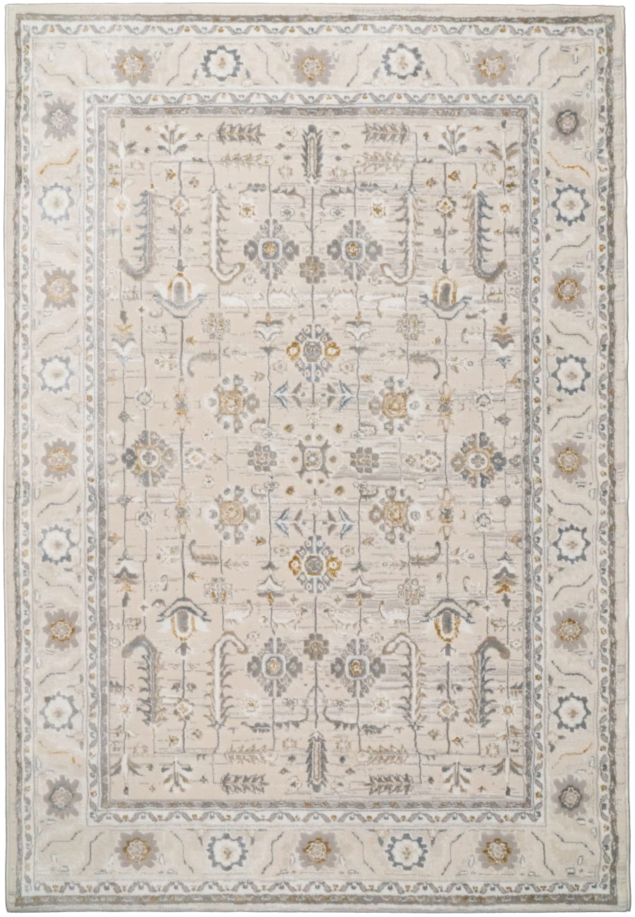 Azure - Ivory Grey Blue 12584-195 - Dynamic Rugs - Azure - Ivory Grey Blue 12584-195