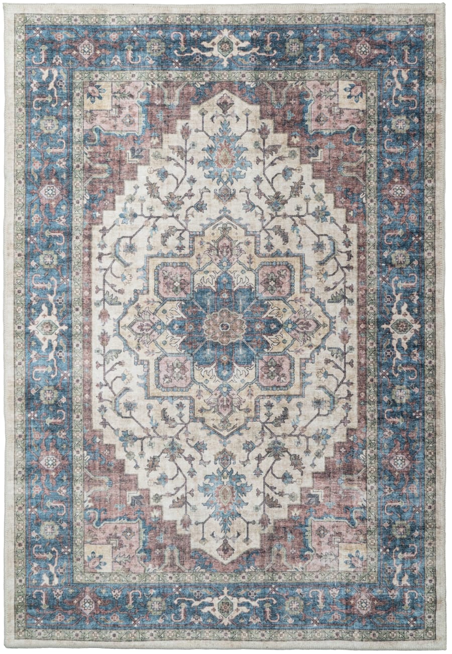 Elise - Red Blue Beige 6302-351 - Dynamic Rugs - Elise - Red Blue Beige 6302-351