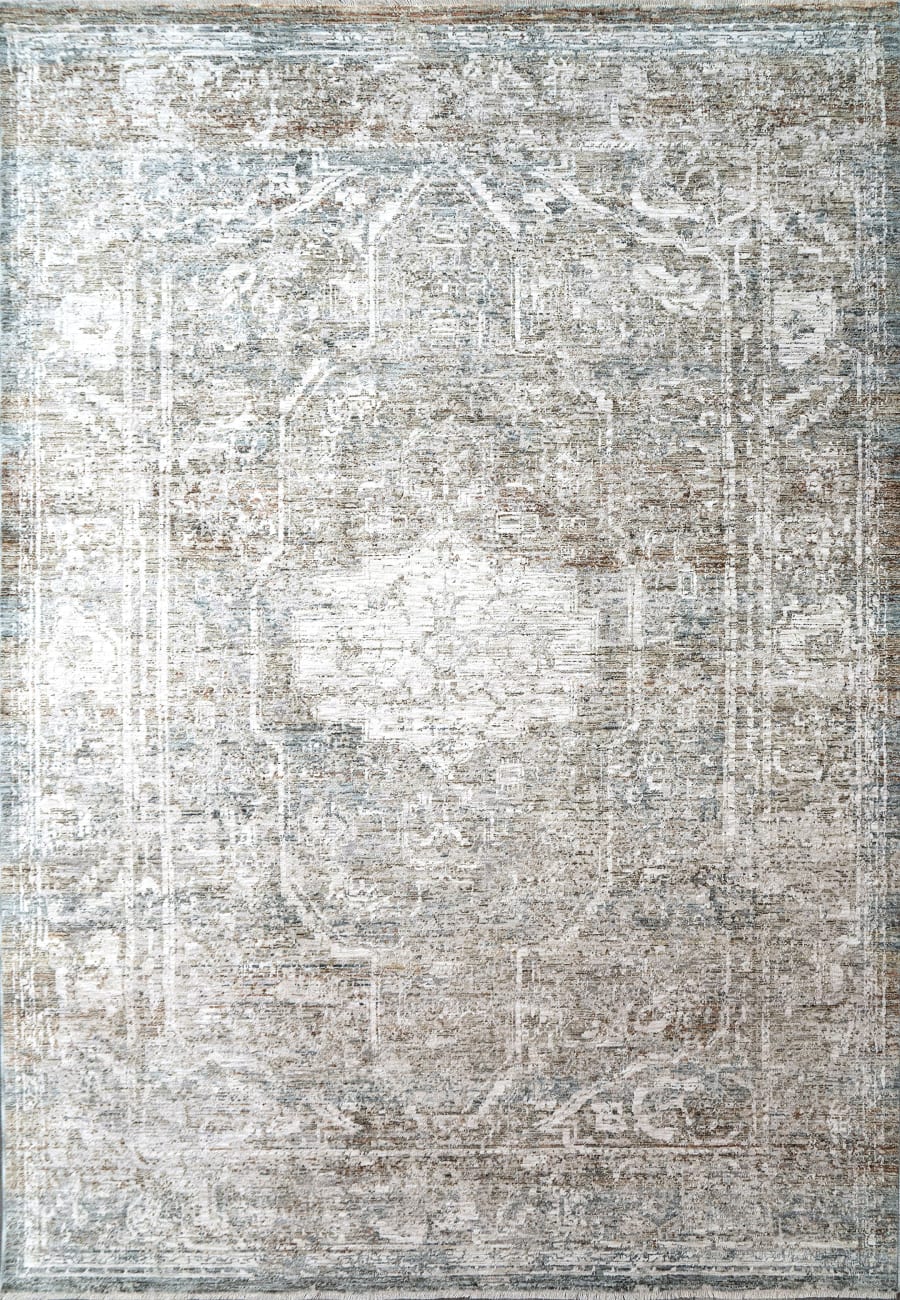 Flare - Beige Ivory Blue 14743-815 - Dynamic Rugs - Flare - Beige Ivory Blue 14743-815