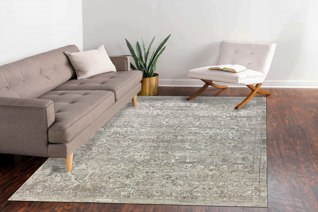 Kyra - Cream Grey 13704-190 - Dynamic Rugs - Kyra - Cream Grey 13704-190