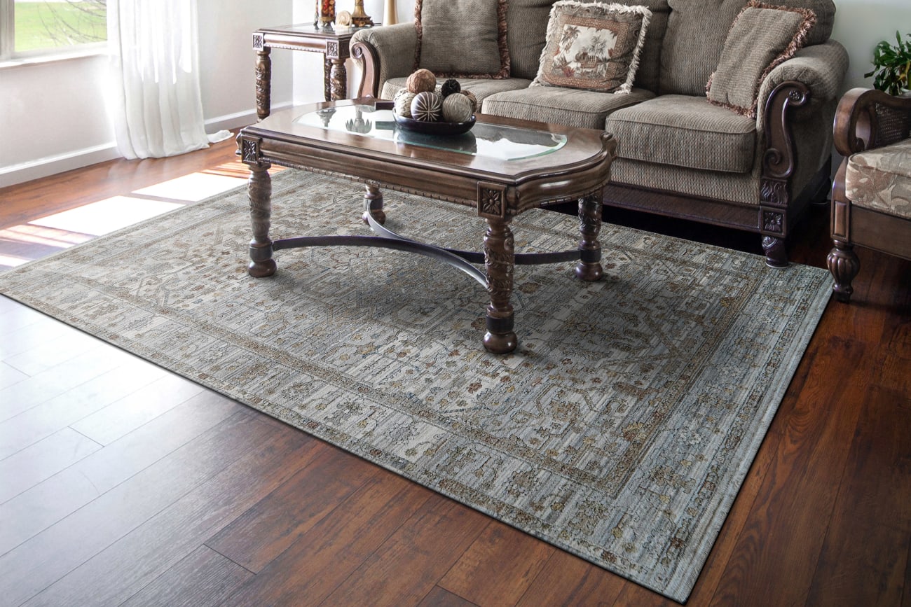 Trevi - Grey Cream 13250-910 - Dynamic Rugs - Trevi - Grey Cream 13250-910