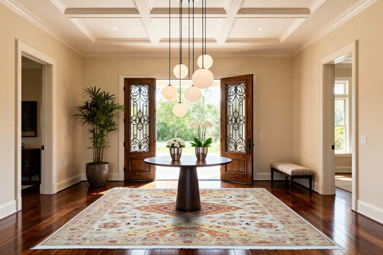 Wade - Taupe Rust Multi 18602-869 - Dynamic Rugs - Wade - Taupe Rust Multi 18602-869