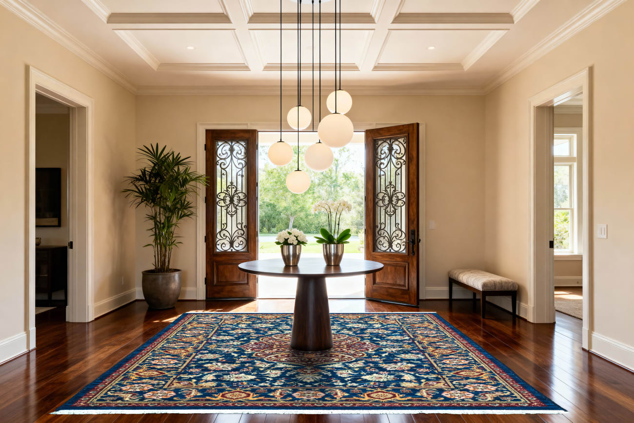 Wade - Navy Red Multi 18607-539 - Dynamic Rugs - Wade - Navy Red Multi 18607-539