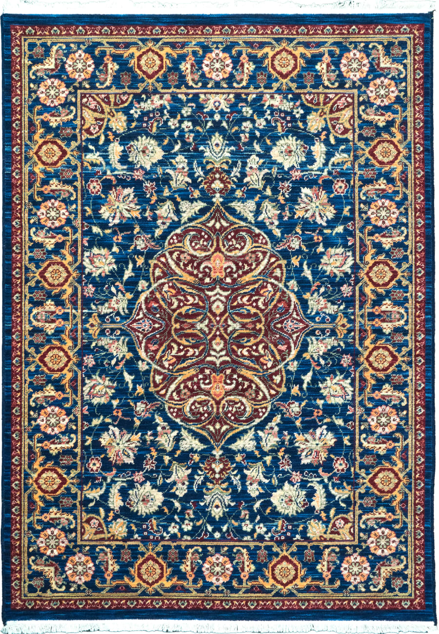 Wade - Navy Red Multi 18607-539 - Dynamic Rugs - Wade - Navy Red Multi 18607-539