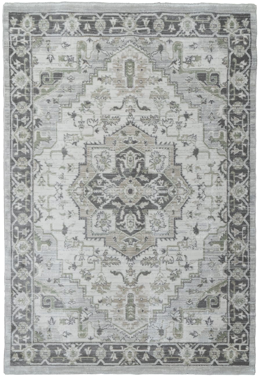 Authentic - Ivory Grey Beige 18787-198 - Dynamic Rugs - Authentic - Ivory Grey Beige 18787-198