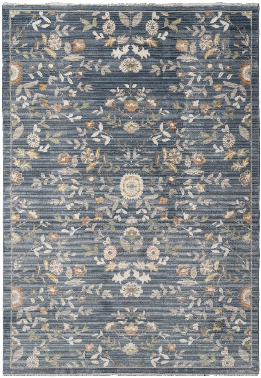 Botanica - Navy Multi 13359-599 - Dynamic Rugs - Botanica - Navy Multi 13359-599