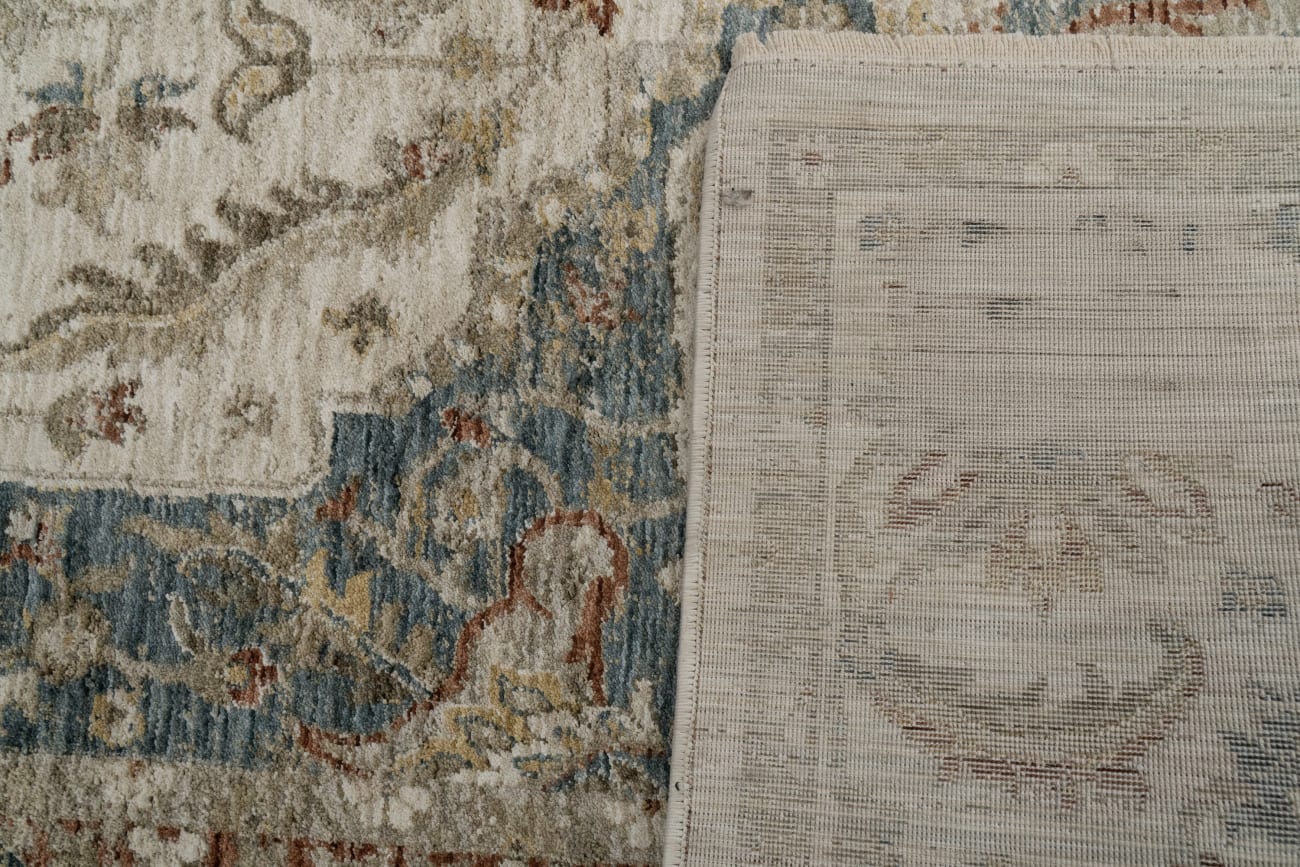 Luminous - Cream Beige Navy 17606-185 - Dynamic Rugs - Luminous - Cream Beige Navy 17606-185