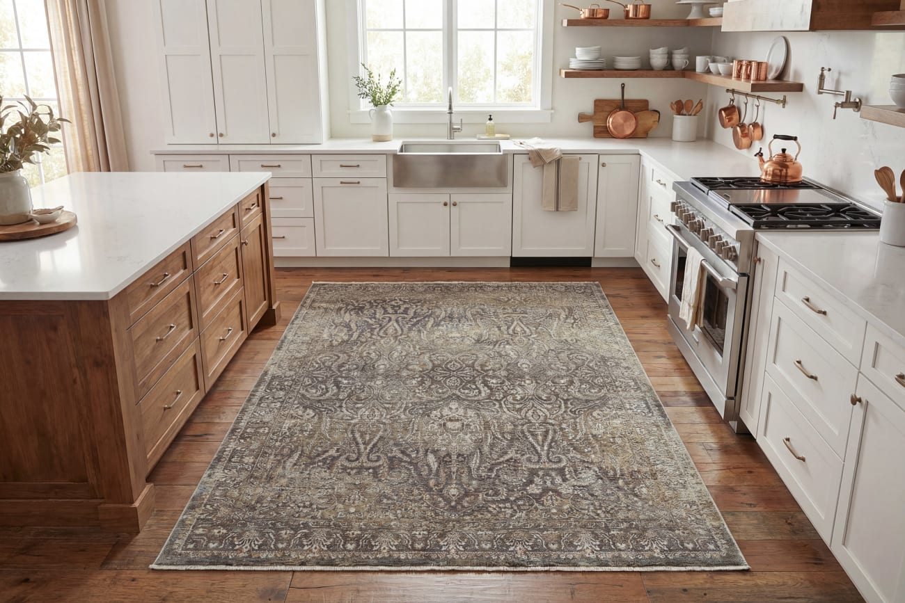 Pandora - Brown Beige White 17641-881 - Dynamic Rugs - Pandora - Brown Beige White 17641-881