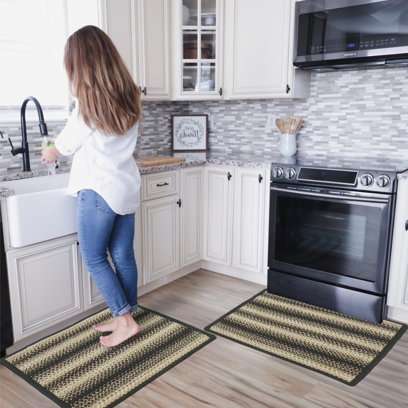HUDKBR-Blackbird - Homespice - Ultra Durable Korean Backing Rug - Blackbird